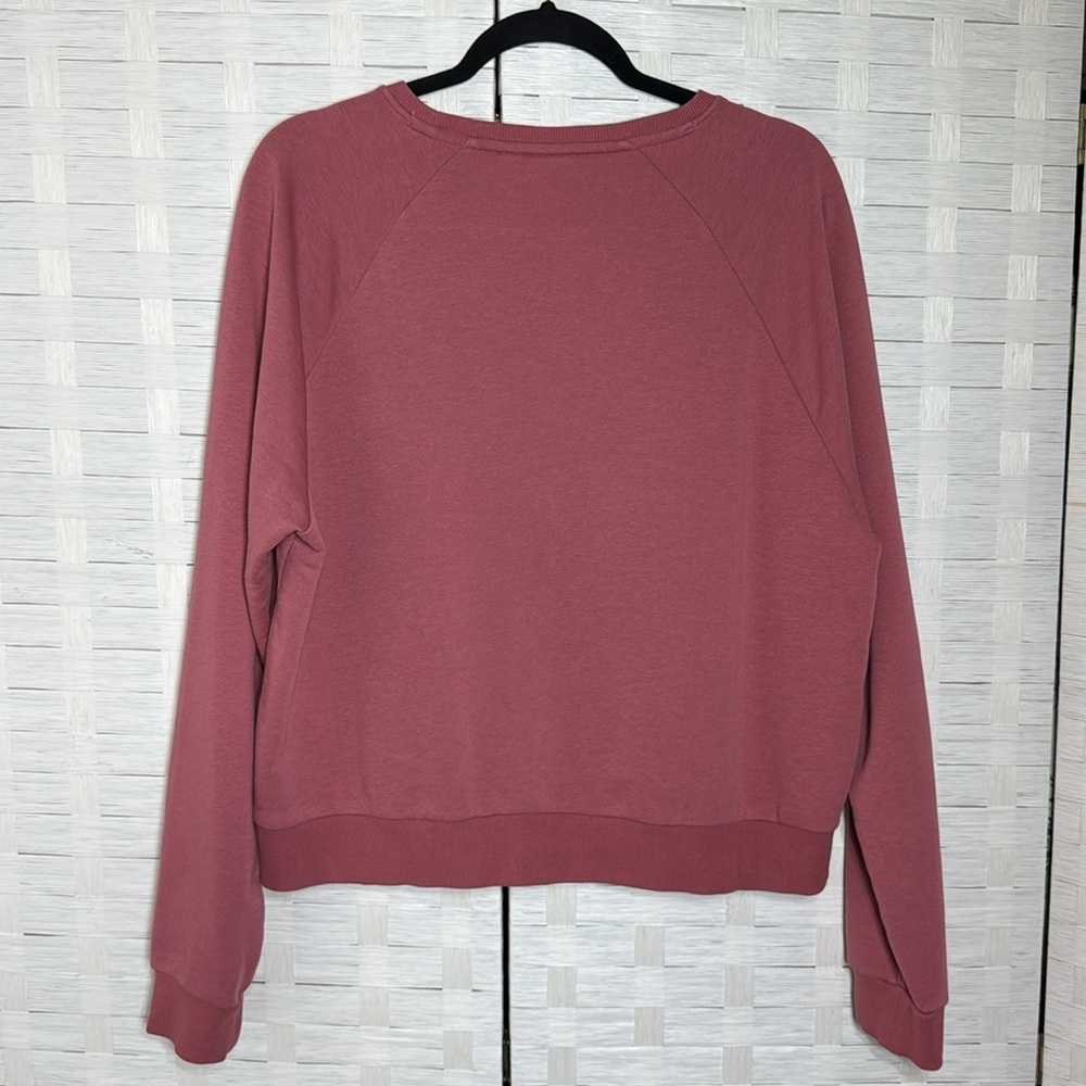 Women’s Puma Logo Mauvewood No. 1 Crew Neck Top Sweatshirt Size X-Large - Picture 4 of 7
